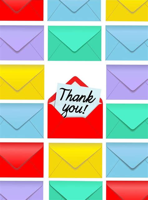 Thank You Thanks Expressing Gratitude Note On A Sign Stock Vector