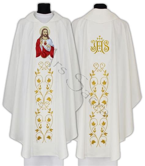 Casulla G Tica Heart Of Jesus B Es Ars Sacra