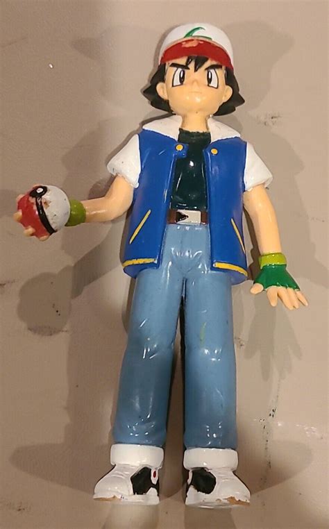 Mavin Vintage Tomy Ash Ketchum Pokemon Trainer Action Figure Toy