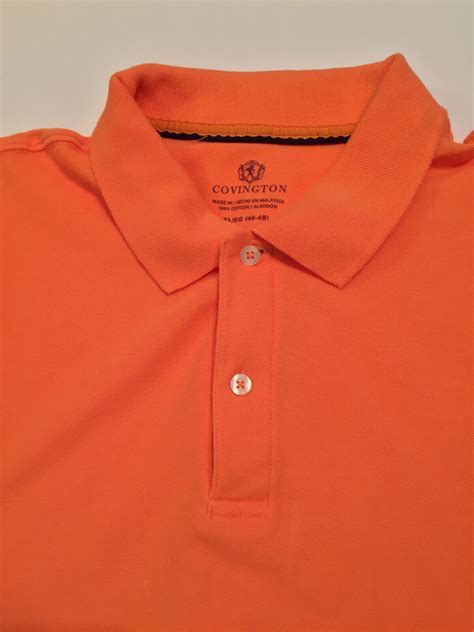 Covington Vintage Orange Golf Polo Xl Eg 46 48 Big And Tall Men Chest Size 25 Ebay