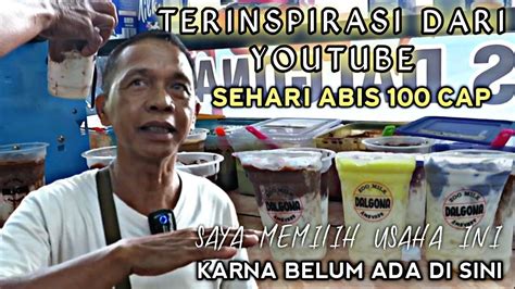 TERINSPIRASI DARI YOUTUBE JUALAN ES DALGONA TAK ADA PESAING IDE USAHA