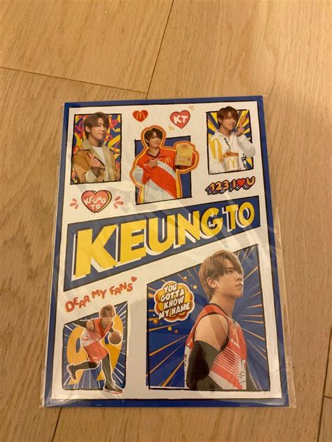 姜濤 麥當勞貼紙 Keung To Mc Donald Sticker 興趣及遊戲 收藏品及紀念品 明星周邊 Carousell