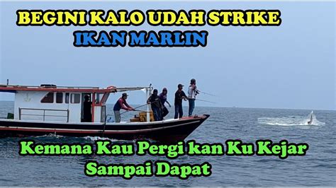 RAME STRIKE IKAN MARLIN DI SPOT KARANG JANA YouTube