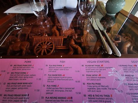 Menu At Thai Modern Restaurant Milton Keynes