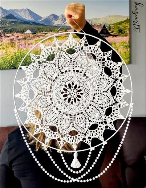 Dantellerle Dekorasyon Fikirleri Mimuu Crochet Wall Art