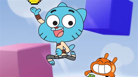 The Amazing World Of Gumball Block Party Floating Coins And Falling