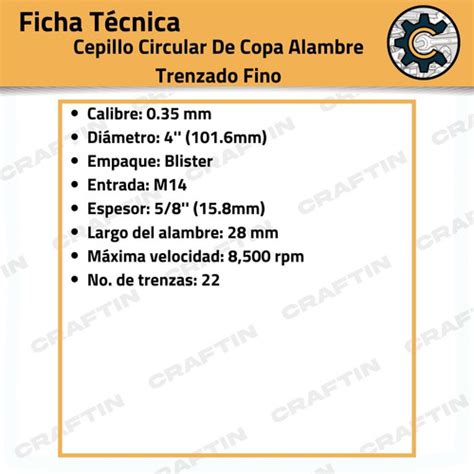 Cepillo Circular De Copa Alambre Trenzado Fino Truper Craftin