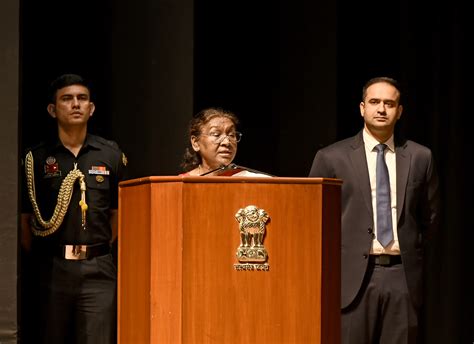 Address By The Honble President Of India Smt Droupadi Murmu At The