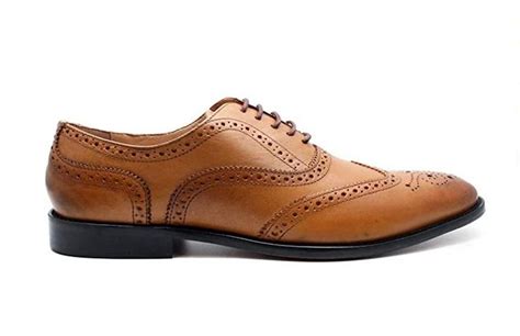 Thistle Brown Day Brogue Rubber Sole BD Thistle Shoes Scotland