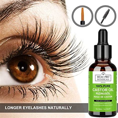 Rizinusöl Bio Castor Oil für Wimpern und Augenbrauen