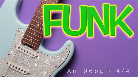 Groovin Funk Backing Track In Am Youtube