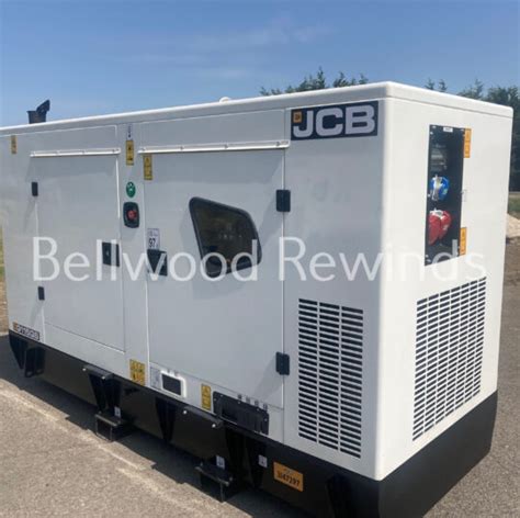 Jcb 100kva Silenced Diesel Generator Bellwood Rewinds