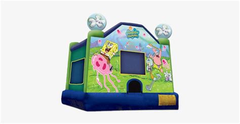 Sponge Bob Spongebob Bounce House Rental 409x346 Png Download Pngkit