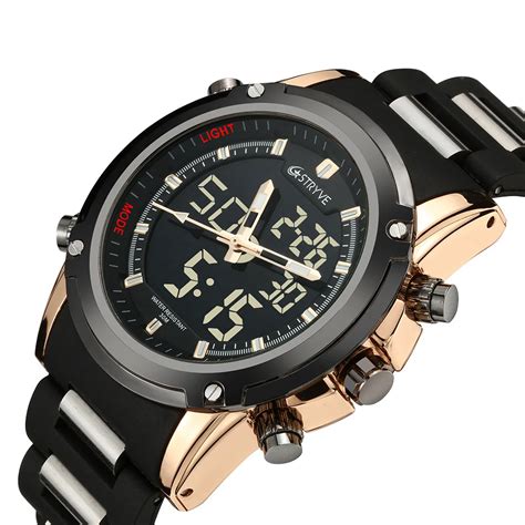 Multi Function Mens Watch Waterproof Electronic Watch Fashion Sports