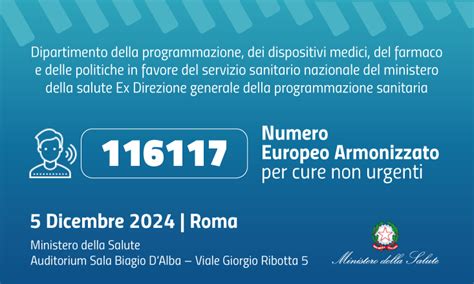 Convegno Numero Europeo Armonizzato Nue Per Cure Non Urgenti