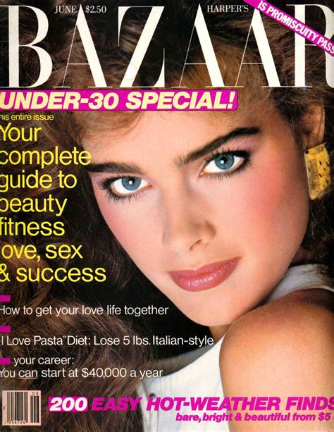 Brooke Shields By Francesco Scavullo For Harpers Bazaar June 1982 Brooke Shields Brooke