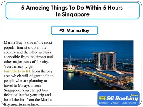 5 Amazing Things To Do Within 5 Hours In Singapore