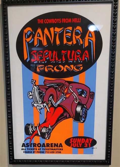 Pantera Houston 94 Bolton | PosterDrops.com