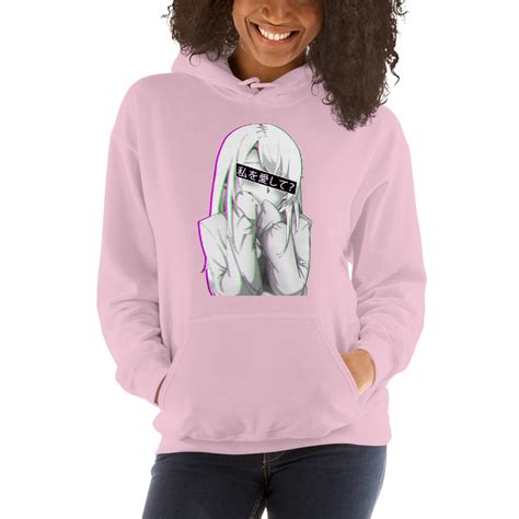 Love Me? Anime Aesthetic Anime Girl Hoodie | My Nerdy Needs