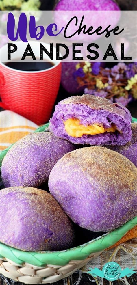 Super Soft Ube Pandesal With Cheese Foxy Folksy