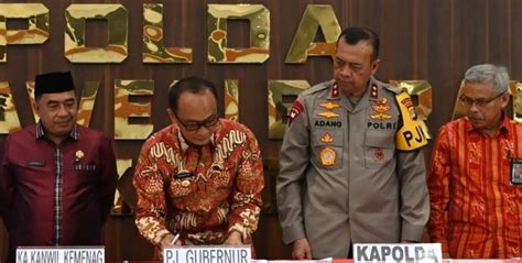 Pj Gubernur Polda Sulbar Launching Aplikasi Penanganan Stunting Teras