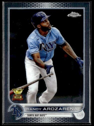 Topps Chrome Randy Arozarena Tampa Bay Rays Ebay