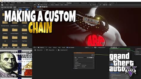 Making A Custom Chain In GTA 5 RP FiveM Modeling Chain Pendanr In