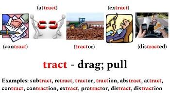 Greek Latin Root Word Tract Drag Pull By Mini S Market TpT