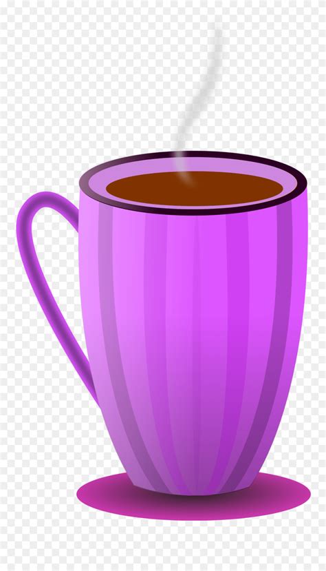 Free Clip Art Coffee Mug - Purple Tea Mug Clip Art - Png Download (#147808) - PinClipart