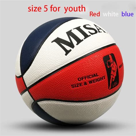 Leather Basketball Ball Official Size 5 Men Women Youth Outdoor ...