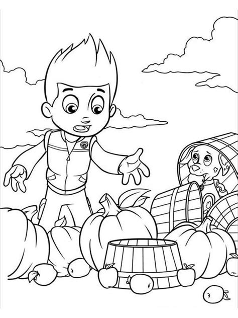 Ryder Paw Patrol coloring pages