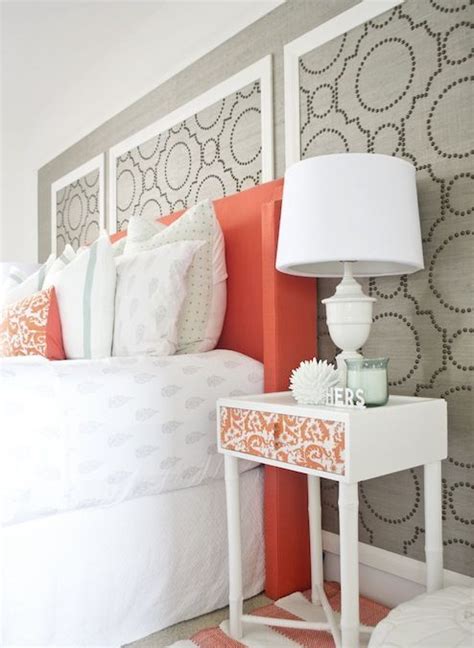 45 Grey And Coral Home Décor Ideas - DigsDigs