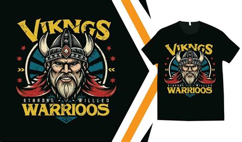 Viking T-Shirt Design, Custom vikings t-shirt Graphics, Viking Warriors ...