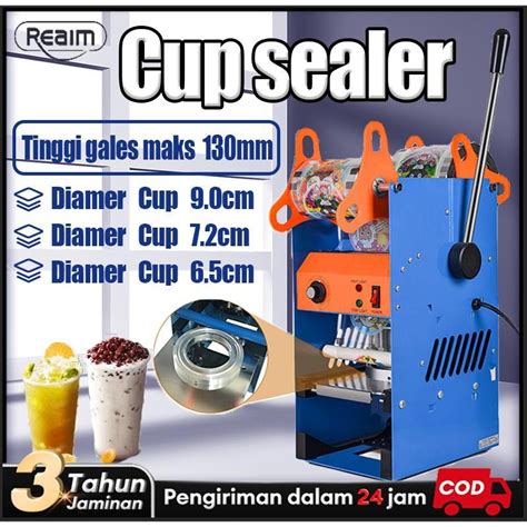 Jual Reaim Cup Sealer Mesin Cup Sealer Machine Alat Penutup Minuman