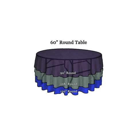 Linen Tablecloth 108” Round – Art Pancake Party & Wedding Rental