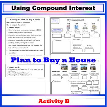 Financial Mathematics Compound Interest Activity Investing Money