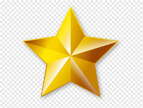 Star Golden Stars Angle 3D Computer Graphics Symmetry Png PNGWing