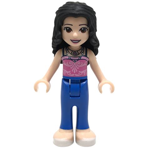 Lego Emma With Pink Swirl Top And Blue Trousers Minifigure Brick Owl