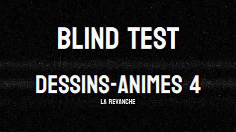 Blind Test Dessin Anim S G N Riques Youtube