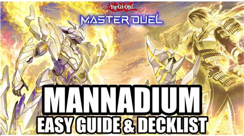 Mannadium Easy Guide Decklist Yu Gi Oh Master Duel Youtube