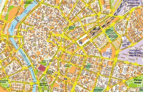 Mapa Sevilla Tienda Mapas Murales España