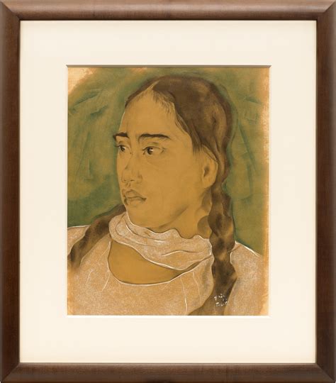 Serge Czerefkow Gres Portrait Of A Tahitian Woman New York