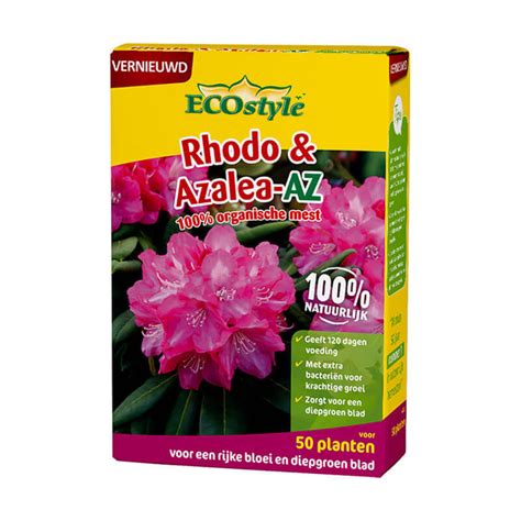 Ecostyle Rhodo Azalea AZ Meststof 1 6 Kg Voor Ca 50 Planten