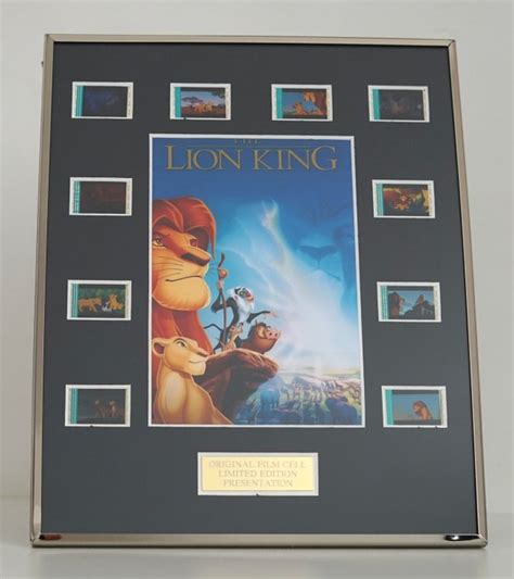 The Lion King Framed Film Cell Display With Coa Catawiki