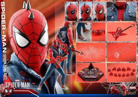 Hot Toys Marvel S Spider Man Spider Punk Suit 1 6 Scale Collectible Figure Figures