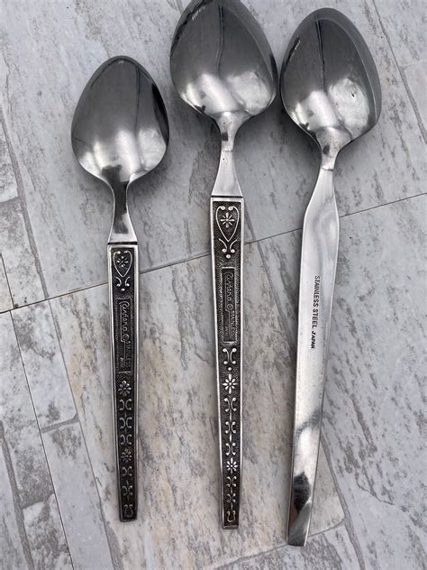 Mid Century Stainless Flatware Set Cordova By Riviera Floral Scroll