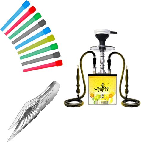 Amazon.com: Hookah Shisha Tips 50pcs & Hookah Tray & Cube Hookah ...