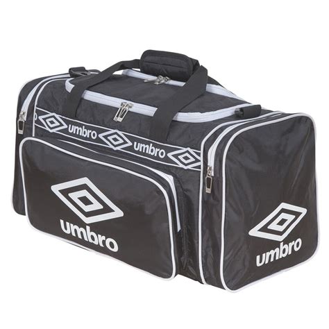 Umbro Retro Holdall Sort M Perfekt Terningsbag Scan Trade As