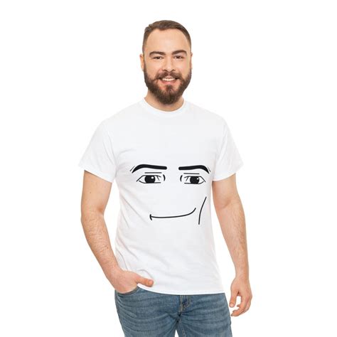 Roblox Man Face T Shirt Etsy