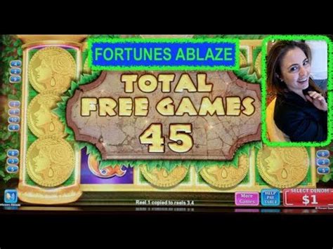 AWESOME WIN FORTUNE ABLAZE HIGH LIMIT SLOT MACHINE FEATURING 20k